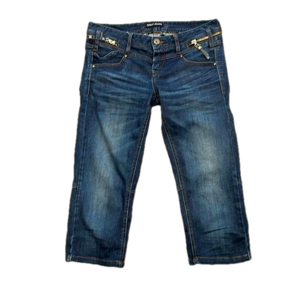 Only edge premium edition low rise  capri jeans sz 28 with embellishments - Picture 1 of 16